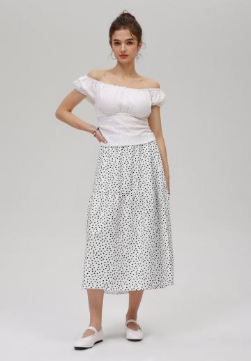 Юбка с воланами