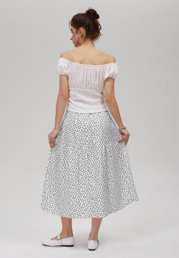 Юбка с воланами