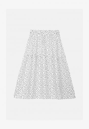 Юбка с воланами