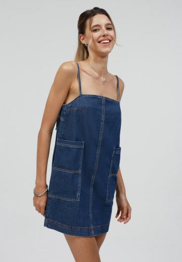 Джинсовое платье
