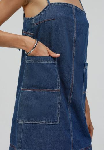 Джинсовое платье