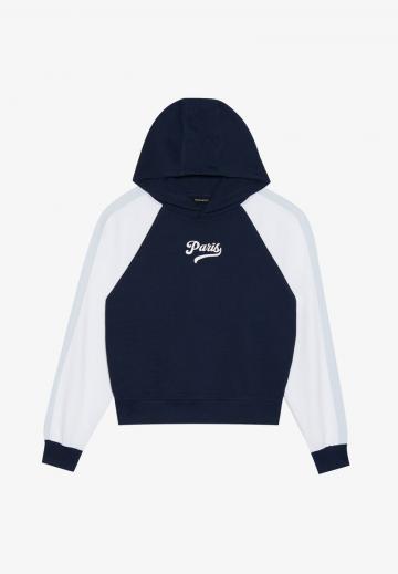 Пуловер с капюшоном