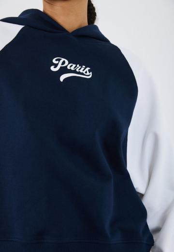 Пуловер с капюшоном