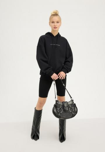 Пуловер с капюшоном