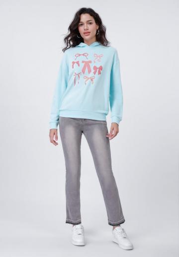 Пуловер с капюшоном