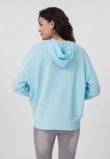 Пуловер с капюшоном