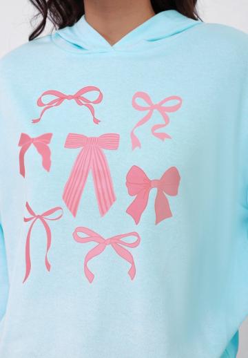 Пуловер с капюшоном