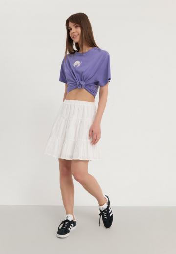 Юбка с воланами