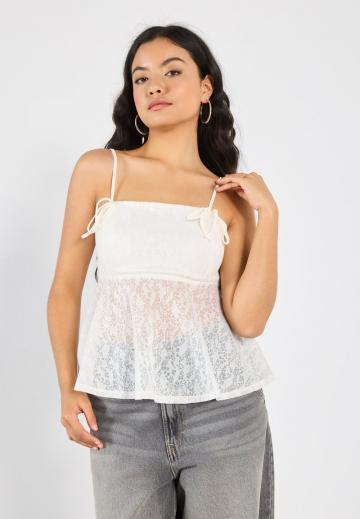 Топ на бретельках