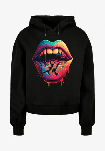 Пуловер с капюшоном