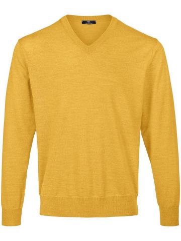 Пуловер с вырезом V