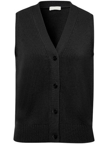 Вязаная жилетка