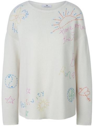 Пуловер с круглым вырезом