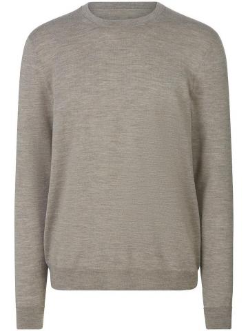 Пуловер с круглым вырезом