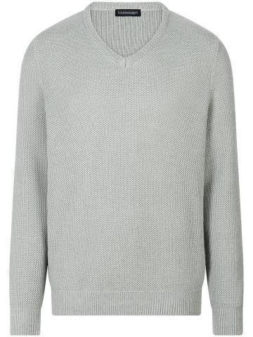 Пуловер с вырезом V