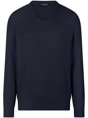 Пуловер с вырезом V