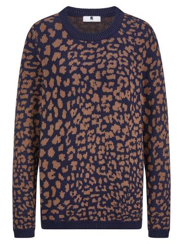 Пуловер с круглым вырезом