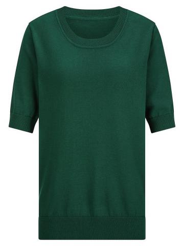 Пуловер с круглым вырезом