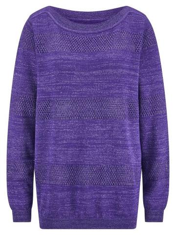 Пуловер с круглым вырезом