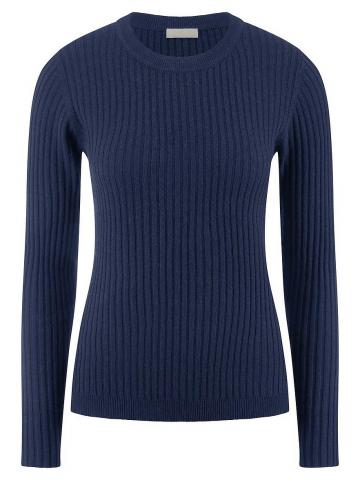 Пуловер с круглым вырезом