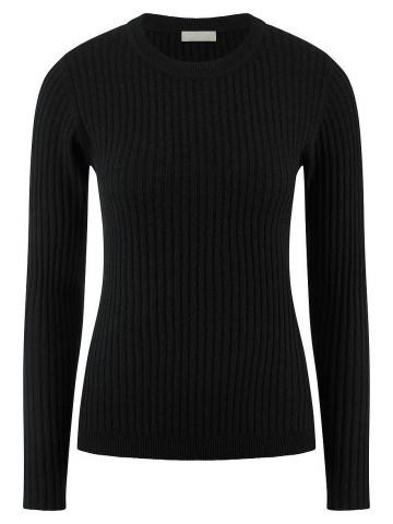 Пуловер с круглым вырезом