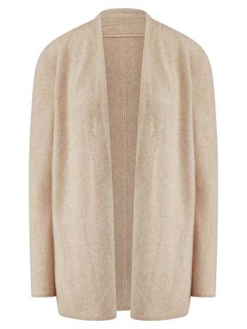 Длинная вязаная кофта