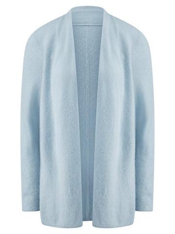 Длинная вязаная кофта