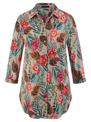 Длинная блузка