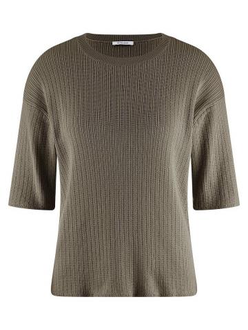 Пуловер с круглым вырезом