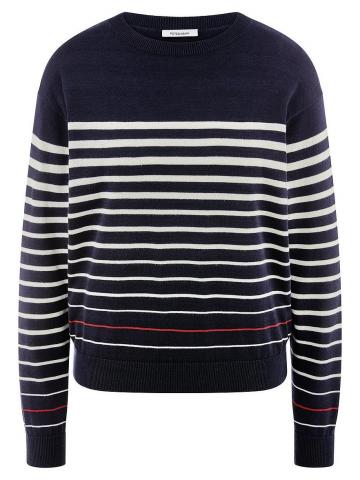 Пуловер с круглым вырезом