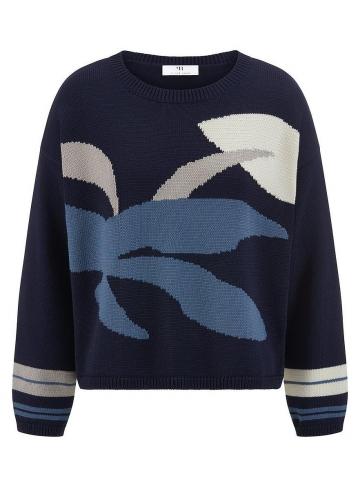 Пуловер с круглым вырезом