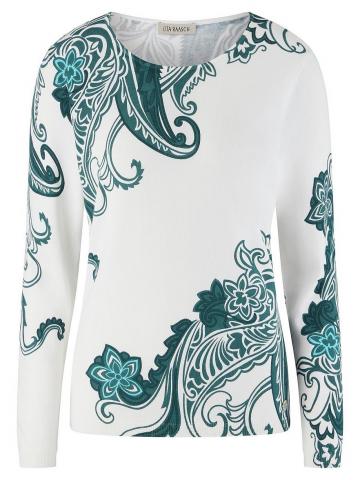 Пуловер с круглым вырезом