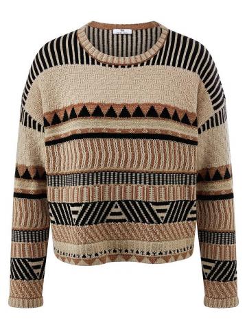 Пуловер с круглым вырезом