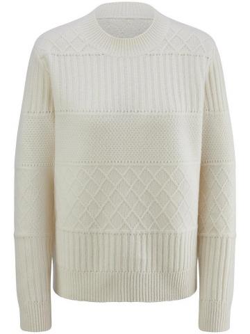 Пуловер с круглым вырезом