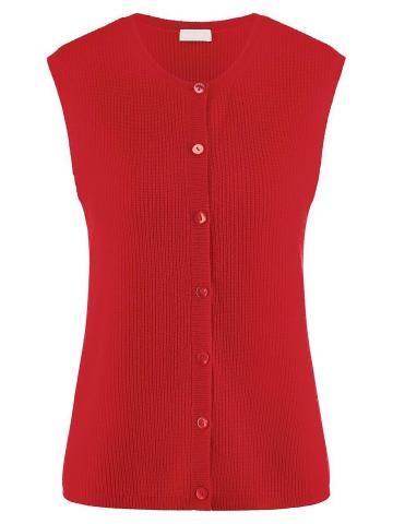 Вязаная жилетка