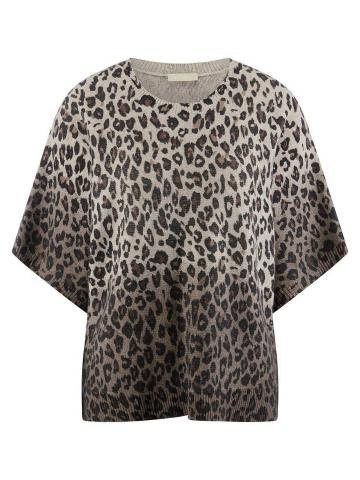 Пуловер с круглым вырезом