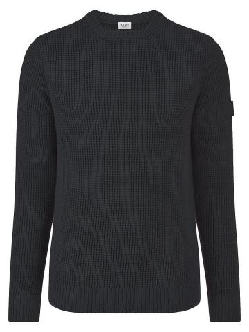 Пуловер с круглым вырезом