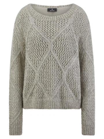 Пуловер с круглым вырезом