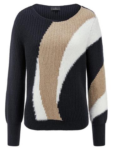 Пуловер с круглым вырезом