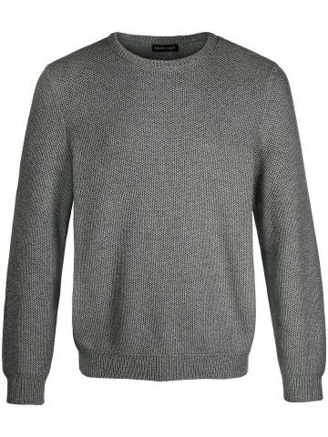 Пуловер с круглым вырезом