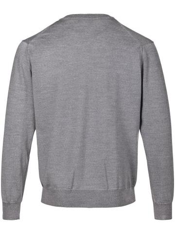 Пуловер с вырезом V