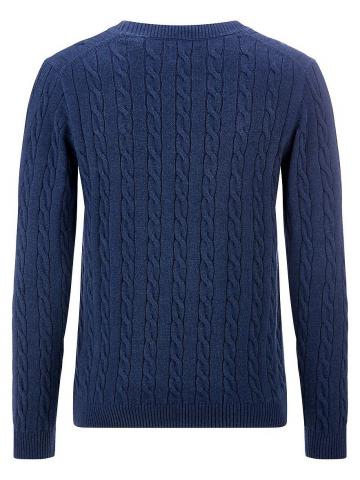 Пуловер с круглым вырезом