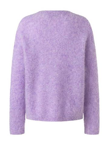 Пуловер с круглым вырезом