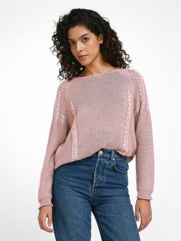 Пуловер с круглым вырезом