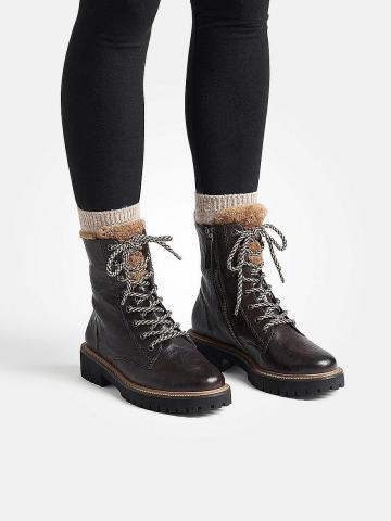 Полусапожки на шнурках