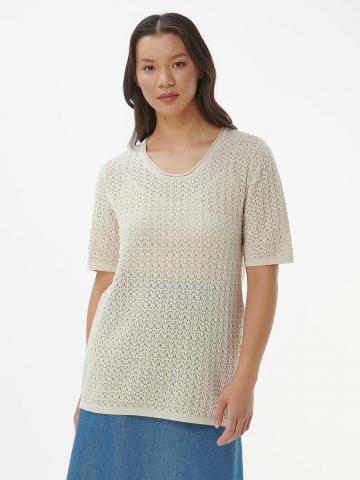 Пуловер с круглым вырезом