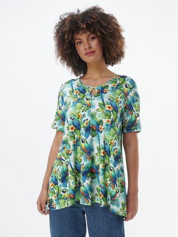 Кофта с круглым вырезом