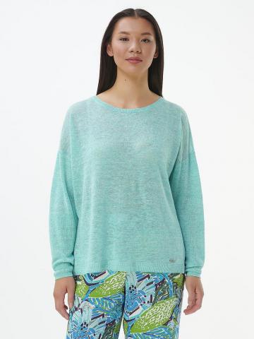 Пуловер с круглым вырезом