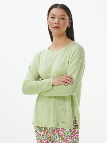 Пуловер с круглым вырезом