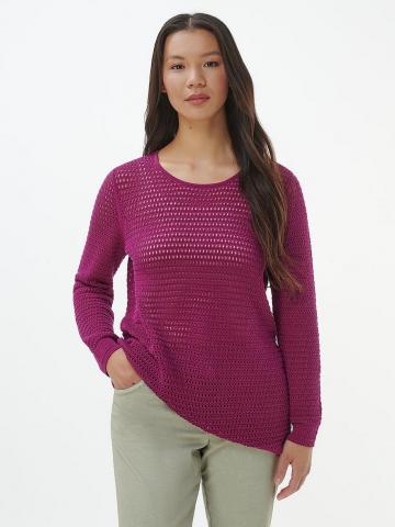 Пуловер с круглым вырезом